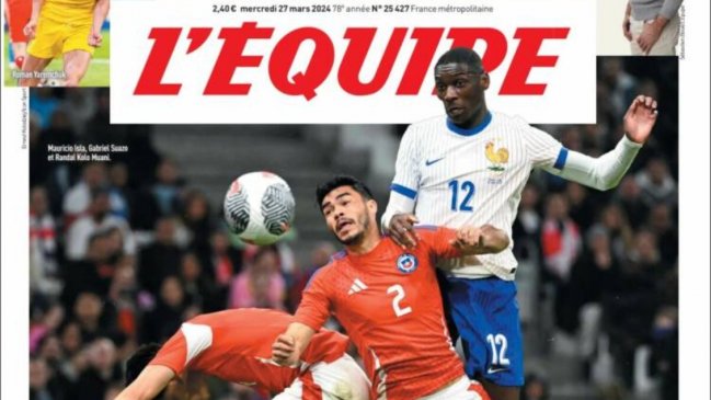 Prensa francesa resaltó labor de la Roja: No dejaron brillar a Mbappé