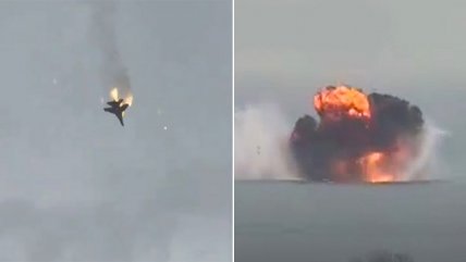   Avión de combate ruso se estrelló en el mar Negro 