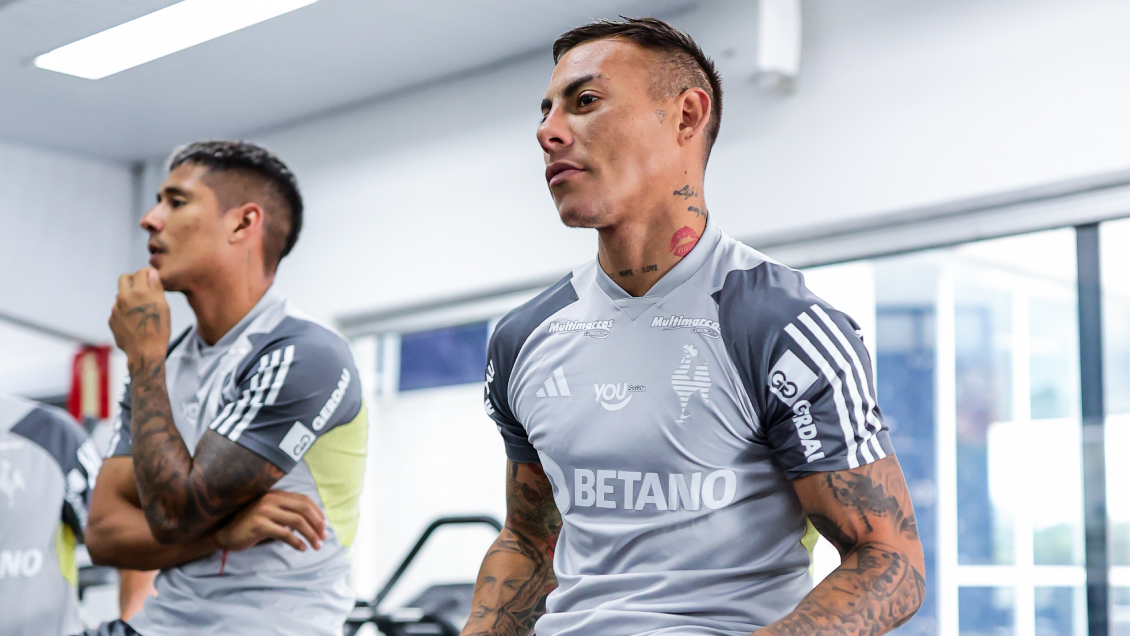 Vargas se integró a entrenamientos de Atlético Mineiro y se ilusiona con jugar ante Cruzeiro