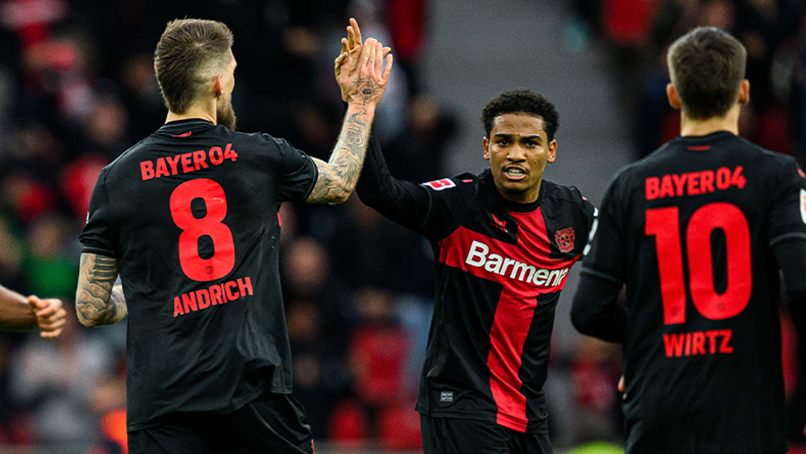 Leverkusen salvó su invicto con una épica remontada sobre Hoffenheim
