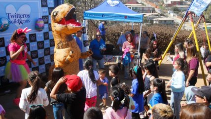   Viña del Mar: ONG Twitteros Solidarios celebró la Pascua con niños de la Villa Roggers 