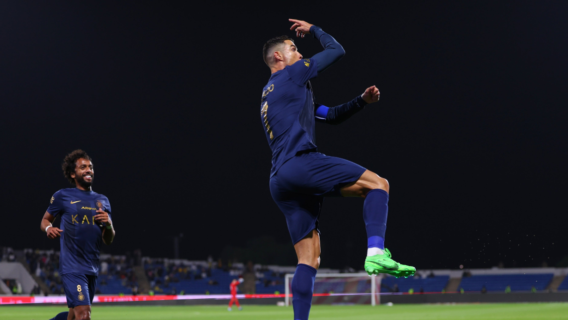 Dos goles fueron de tiro libre: Cristiano marcó 