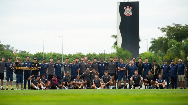 Coquimbo Unido entrenó en las dependencias de Corinthians