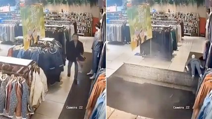 Piso de tienda colapsó en mall de China y 