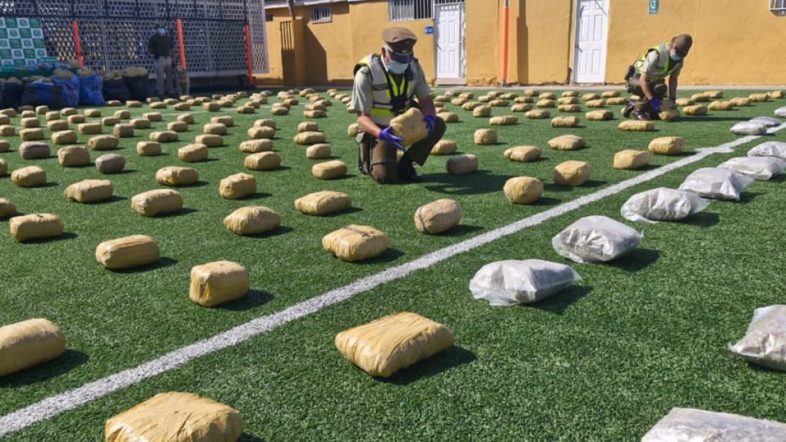 Carabineros incautó 920 kilos de droga en operativo Antofagasta-Atacama