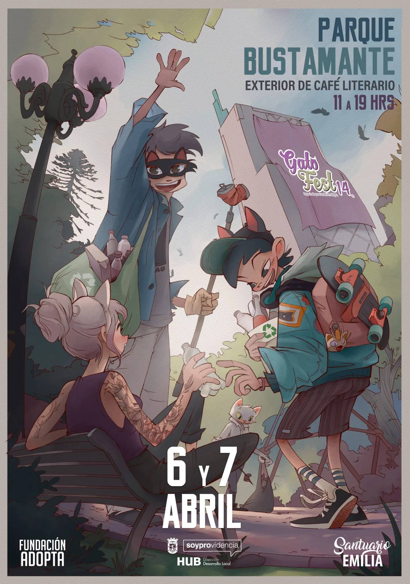 gatofest chile 2024 afiche del evento gatofest de 2024