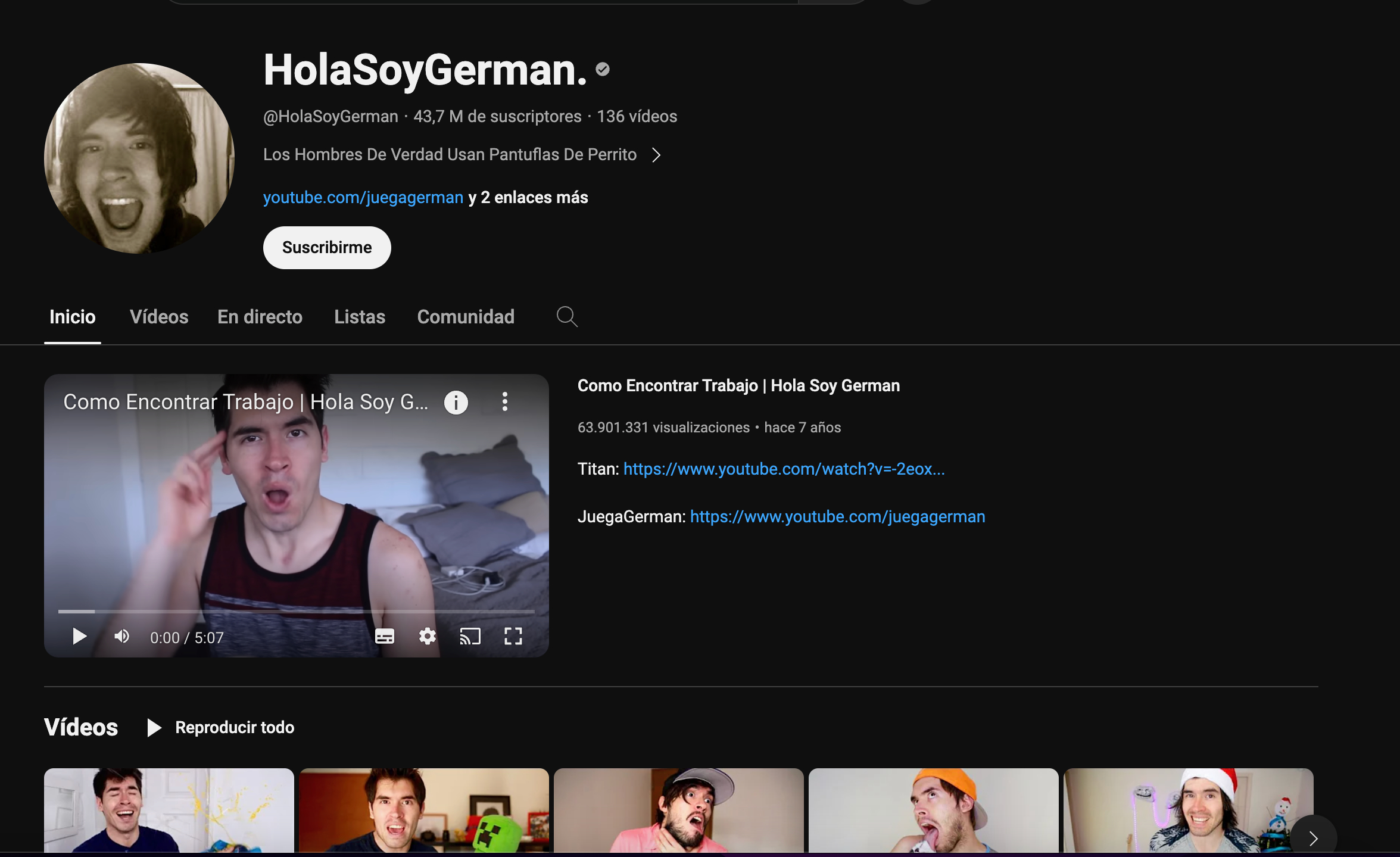 Germán Garmendia logró recuperar su cuenta Germán Garmendia logró recuperar su cuenta