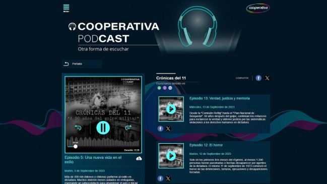Podcast de Cooperativa es finalista del Premio Periodismo de Excelencia