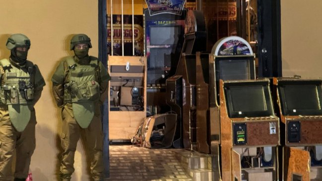 Carabineros desbarató casino clandestino en Peñalolén