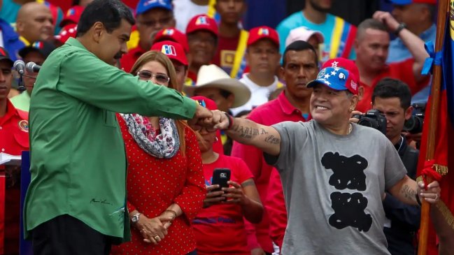   Maduro afirmó que a Maradona 