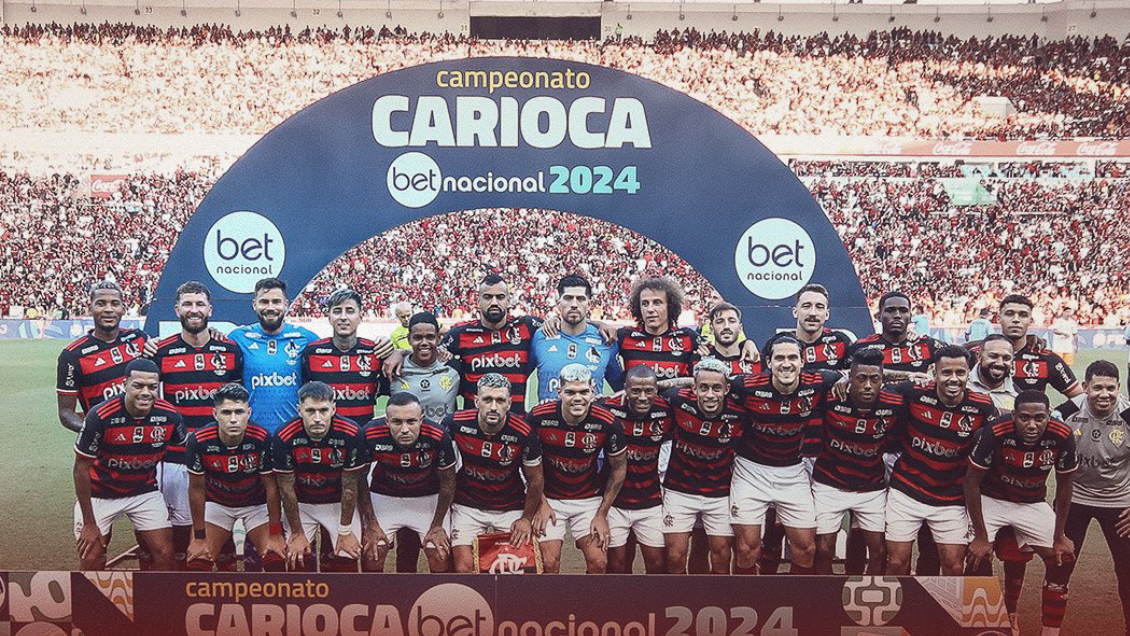 Erick Pulgar salió campeón con Flamengo del Campeonato Carioca