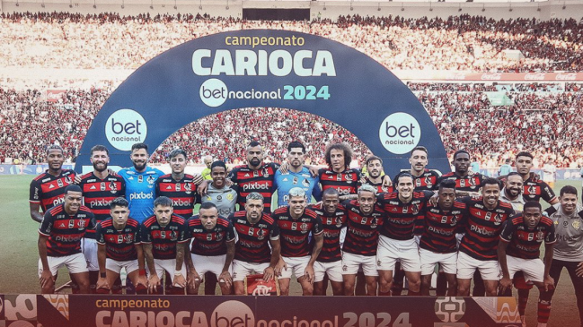 Erick Pulgar salió campeón con Flamengo del Campeonato Carioca