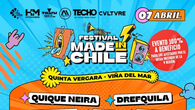   ¿Solidarios? Festival Made in Chile se canceló por baja venta de entradas 