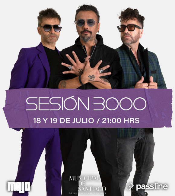 afiche de los conciertos de lucybell en teatro municipal de santiago