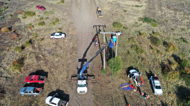 Gran robo de cables dejó sin luz a tres comunas del Biobío