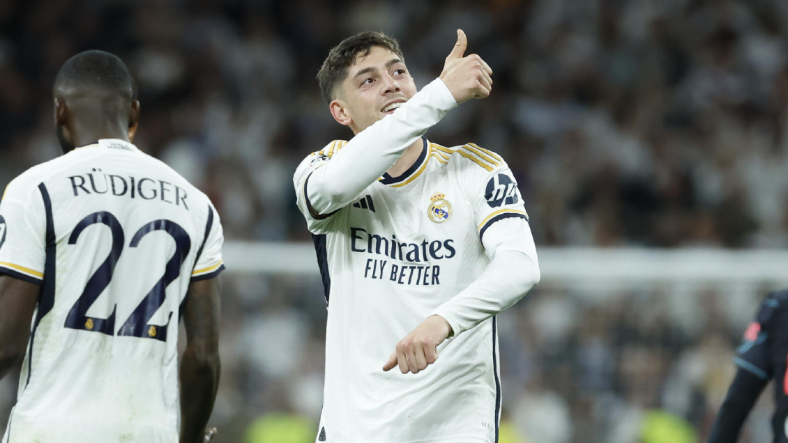 [VIDEO] ¡Qué calidad! Federico Valverde clavó impresionante volea ante Manchester City