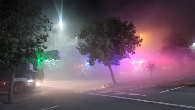 Incendio afectó a dependencias del Campus San Joaquín de la Universidad Católica