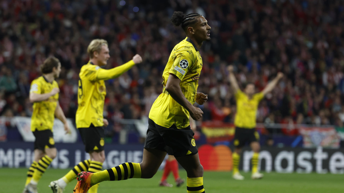 [VIDEO] Sebastien Haller ilusionó a Borussia Dortmund con el descuento ante Atlético de Madrid