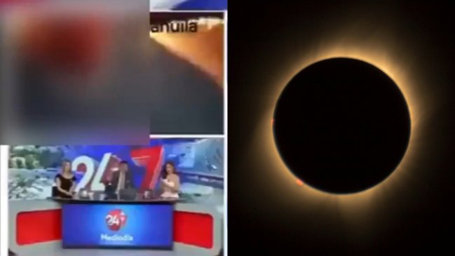 Noticiero mostró testículos en plena transmisión del eclipse en México