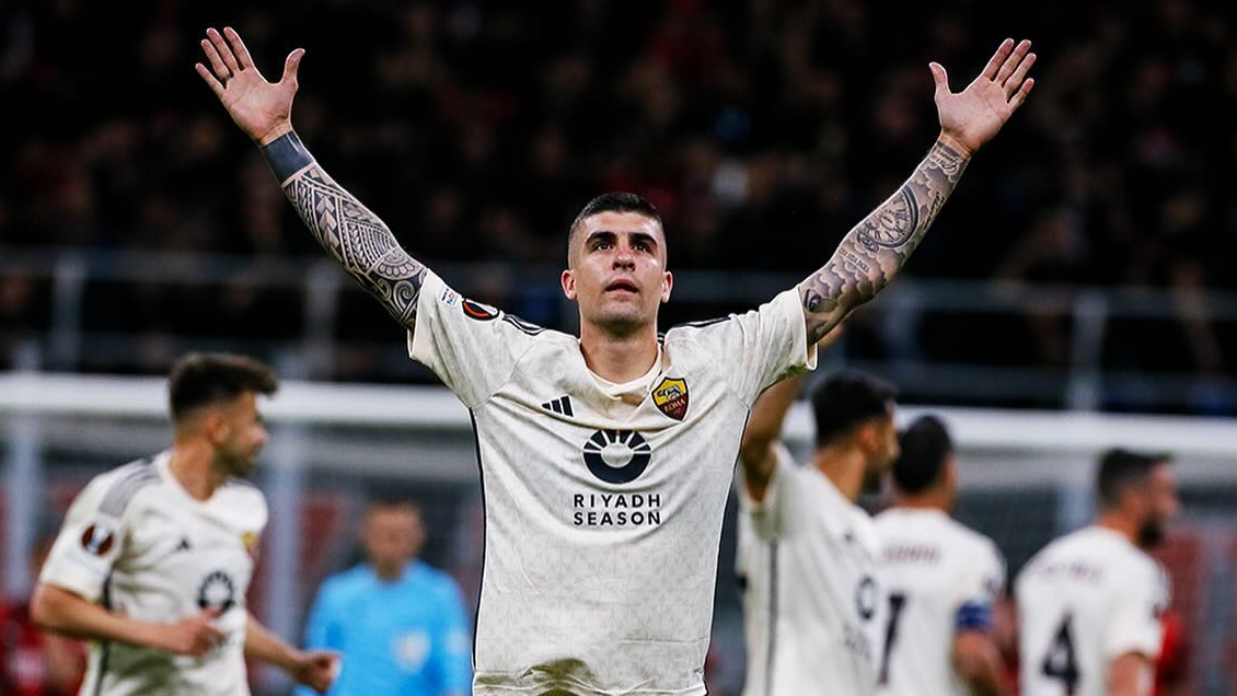 AS Roma tomó ventaja en su visita a AC Milan por los cuartos de la Europa League