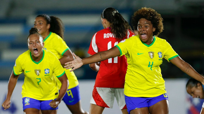 Brasil goleó a la Roja femenina en el Sudamericano sub 20
