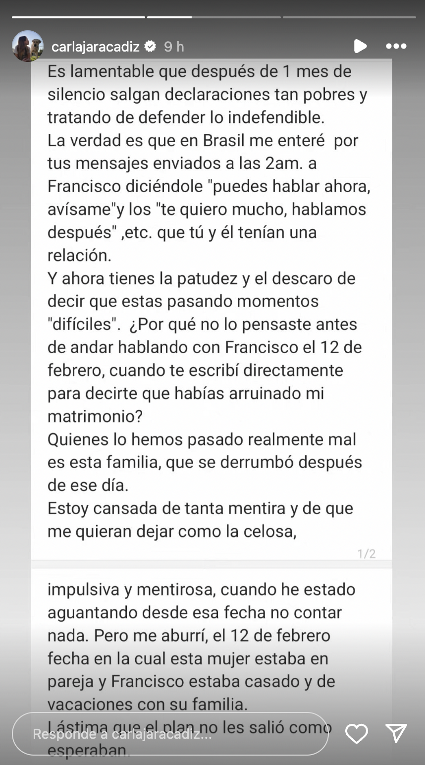 Carla Jara contra Camila Andrade