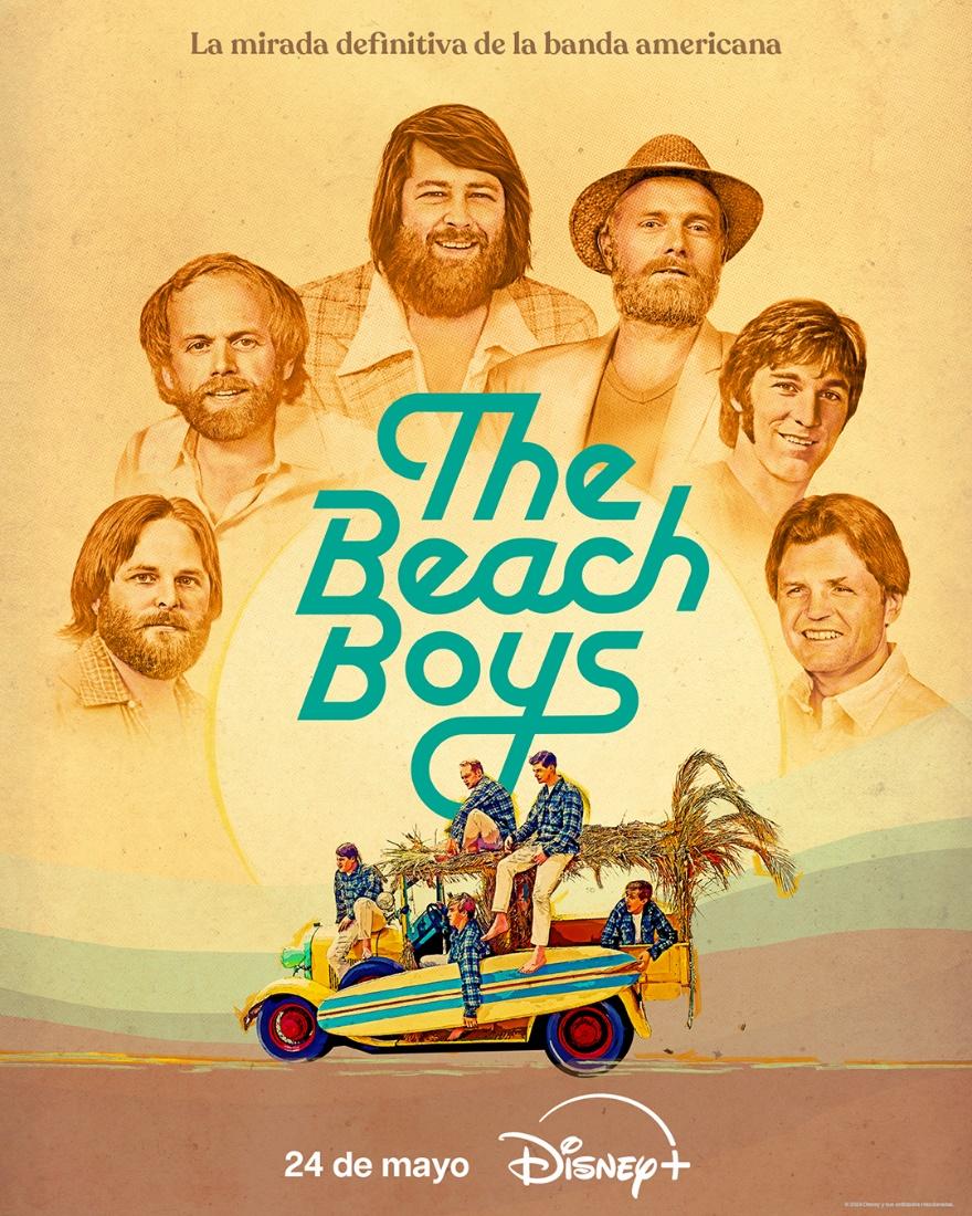 afiche del documental de the beach boys en disney+