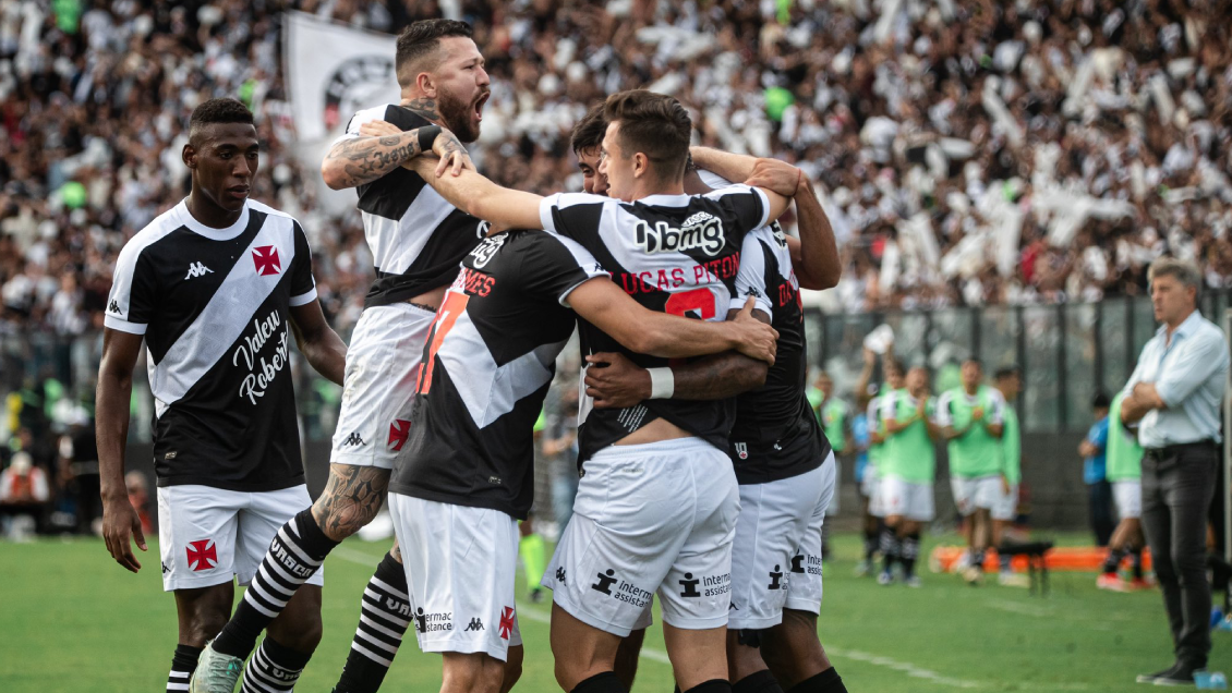 Medel y Galdames fueron titulares en el triunfo de Vasco da Gama sobre Grêmio
