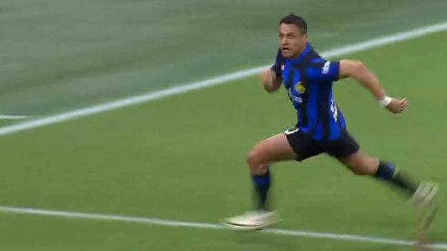 [VIDEO] La precisa asistencia de Alexis Sánchez para el gol de Thuram ante Cagliari