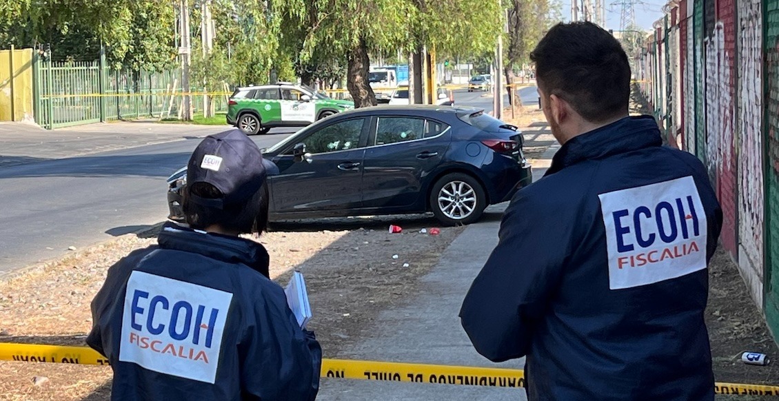 Una persona fue acribillada al interior de un vehículo en La Cisterna