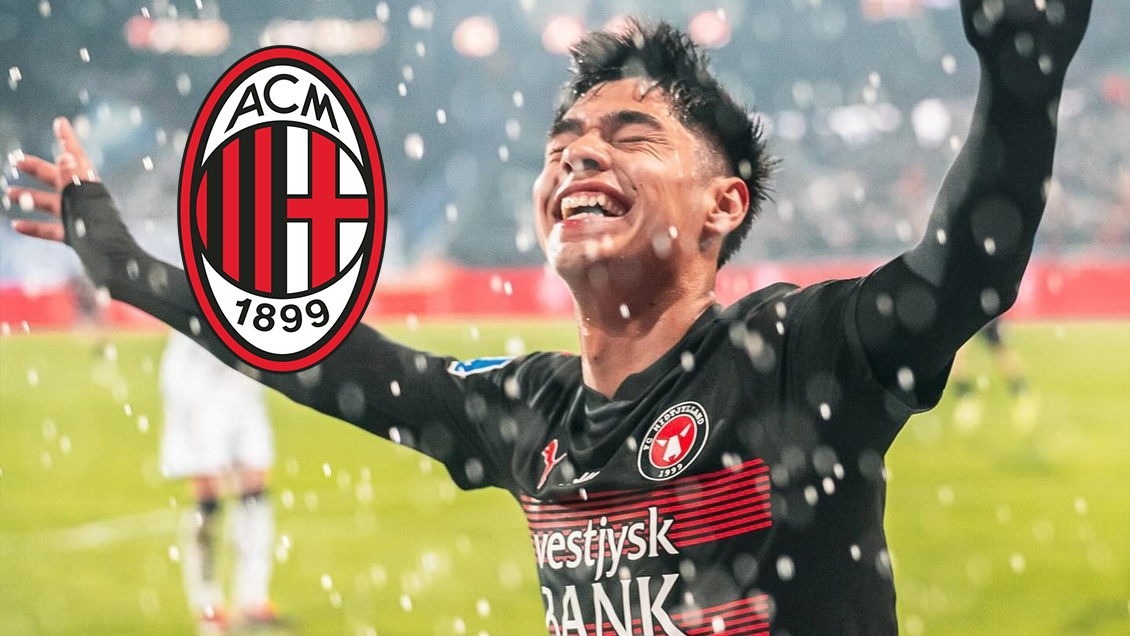 Medio electrónico danés se burló de AC Milan por no fichar a Darío Osorio