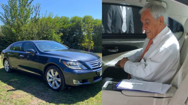  Ponen a la venta auto presidencial que usó Piñera  
