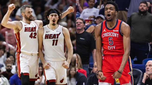 Miami Heat y New Orleans Pelicans se instalaron en los playoffs de la NBA