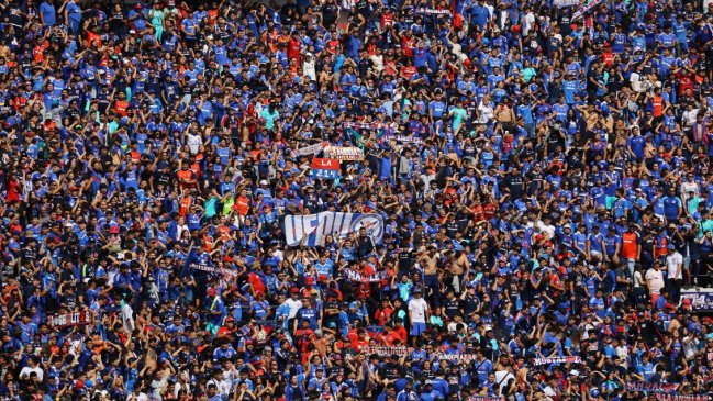 Hinchas de la U llamaron a sumarse a minuto de silencio por víctimas del pueblo palestino