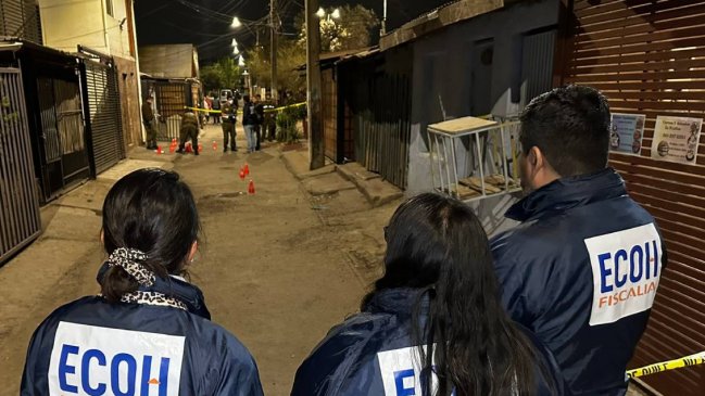 Hombre murió baleado en Puente Alto: Hubo más de 30 disparos