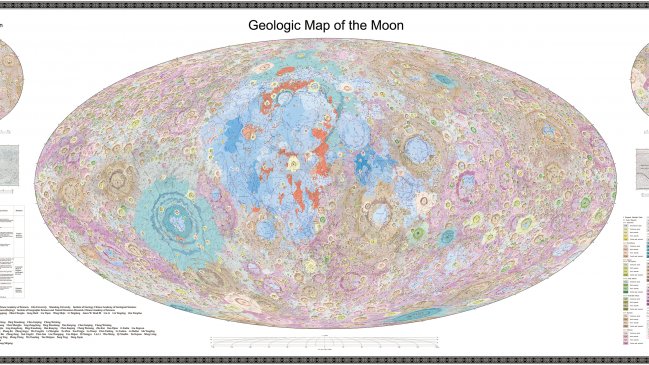 China publica el primer atlas geológico de la Luna en alta definición