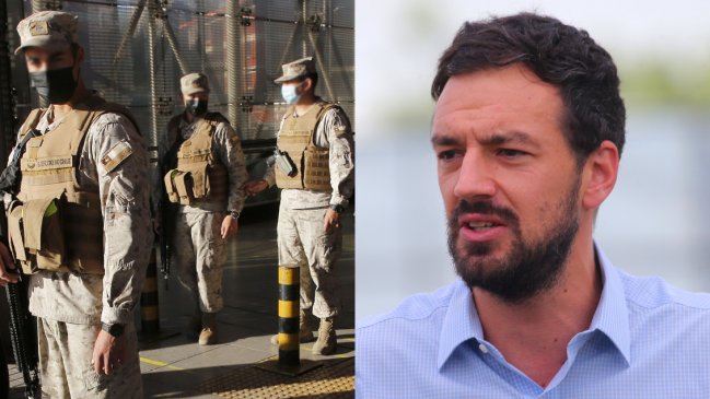 Vodanovic reforzó pedido de apoyo militar para infraestructura crítica, 