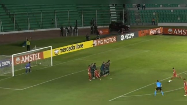 [VIDEO] Matías Marín anotó golazo de tiro libre en triunfo de Belgrano en la Sudamericana