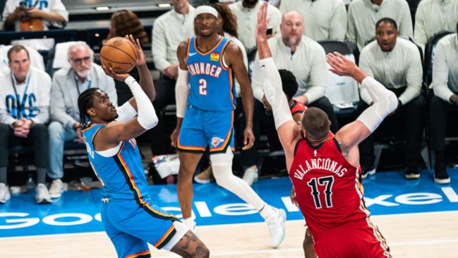 Oklahoma City Thunder amplió su ventaja sobre New Orleans Pelicans