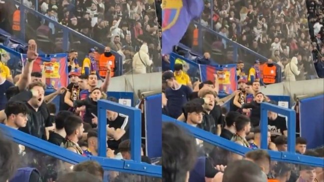 FC Barcelona suspendió a los socios que realizaron el saludo nazi en el Parque de los Príncipes
