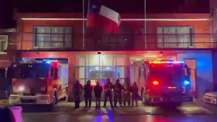   Bomberos rindió homenaje nacional a carabineros asesinados en Cañete 