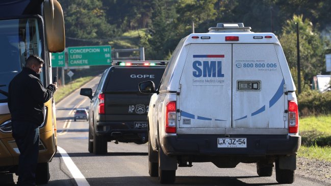 SML terminó autopsias de los carabineros asesinados en Cañete