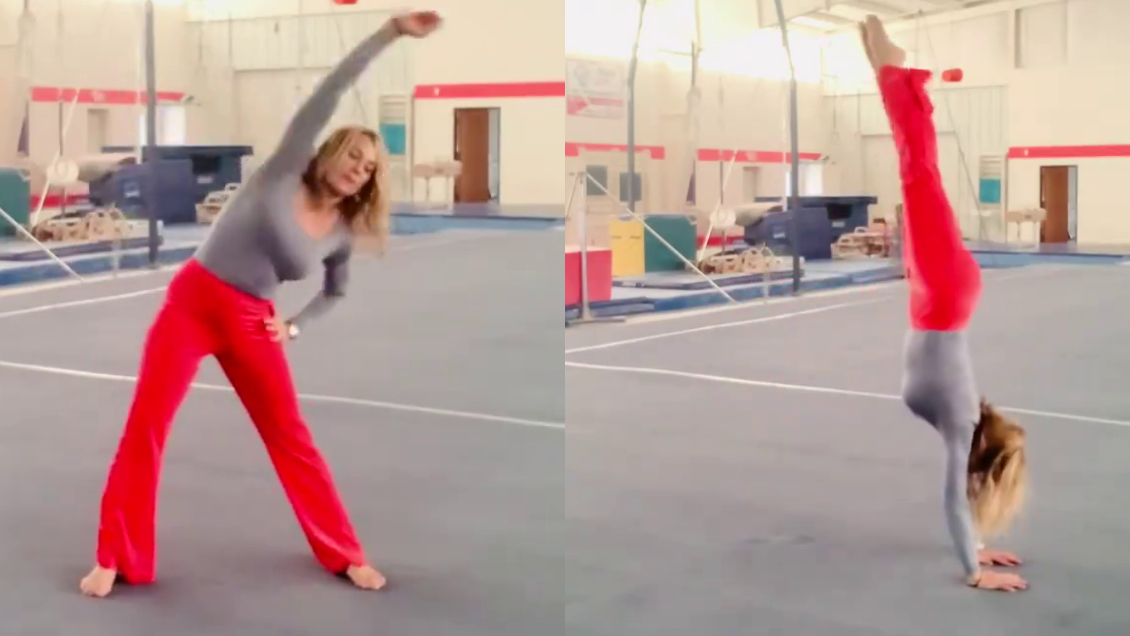 [VIDEO] ¡Talento intacto! Nadia Comaneci exhibió impresionante rutina a sus 62 años