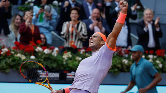 Rafael Nadal jugará los octavos del Masters 1.000 de Madrid tras vencer a Pedro Cachín