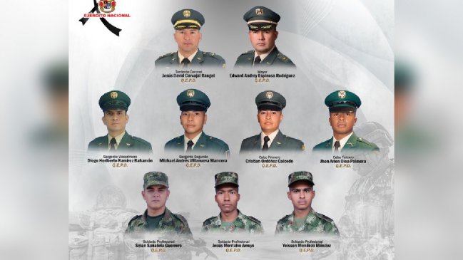 Colombia: Nueve militares murieron en accidente de helicóptero