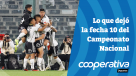 Cooperativa Deportes: Lo que dejó la fecha 10 del Campeonato Nacional
