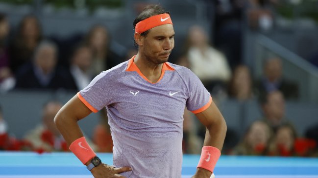 Rafael Nadal se despidió del Masters de Madrid tras caer ante Jiri Lehecka en octavos