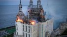 "Castillo de Harry Potter" ardió tras impacto de misil ruso
