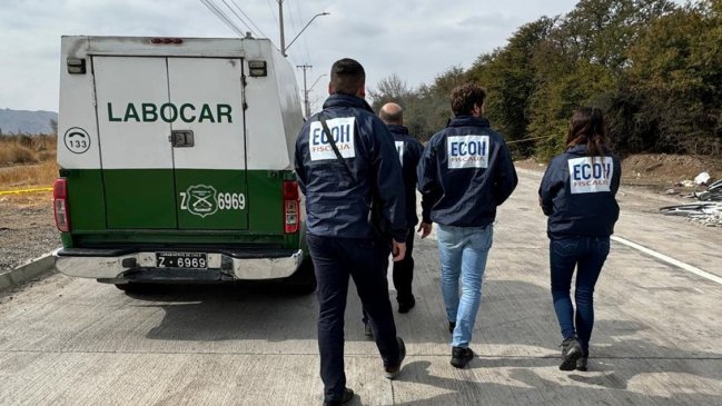 Encuentran un cadáver maniatado y calcinado en Renca