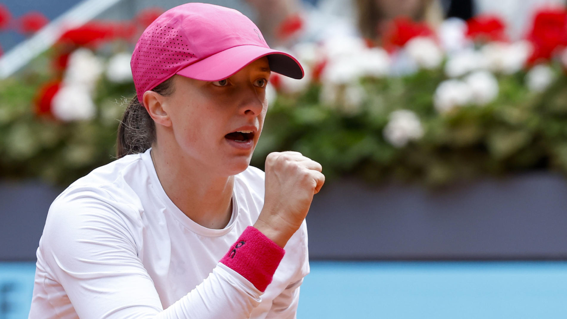 Iga Swiatek eliminó a Keys y se convirtió en la primera finalista en Madrid